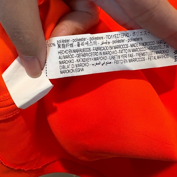 Bundle of 2 Zara Orange Tanks Size Small & Medium NWT - Picture 12 of 14